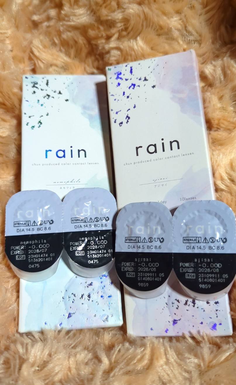 rain 1day アジサイ/rain/ワンデー（１DAY）カラコンを使ったクチコミ（2枚目）