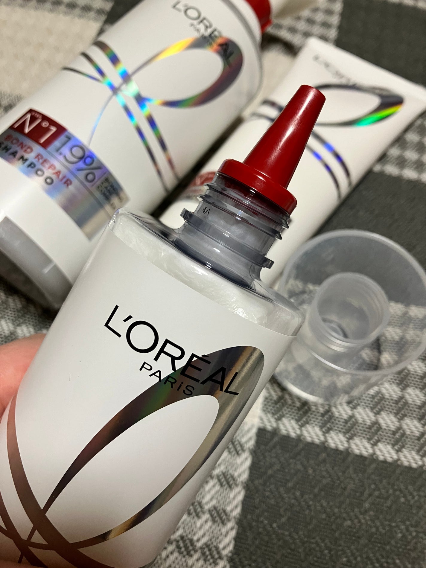 ロレアル パリ ボンド リペア 導入エッセンス/ロレアル パリ/洗い流すヘアトリートメントを使ったクチコミ(1枚目)