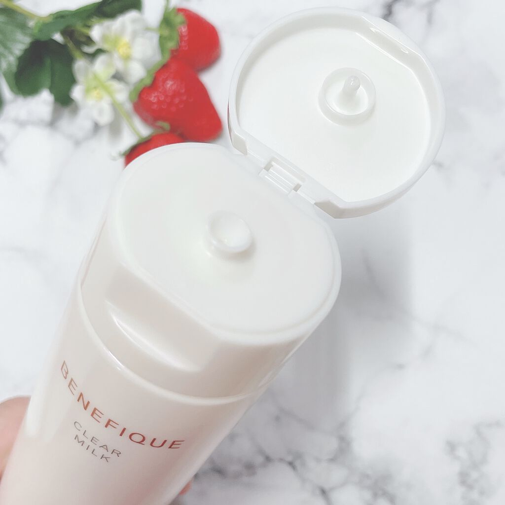 クリアミルク/BENEFIQUE/その他洗顔料を使ったクチコミ（2枚目）