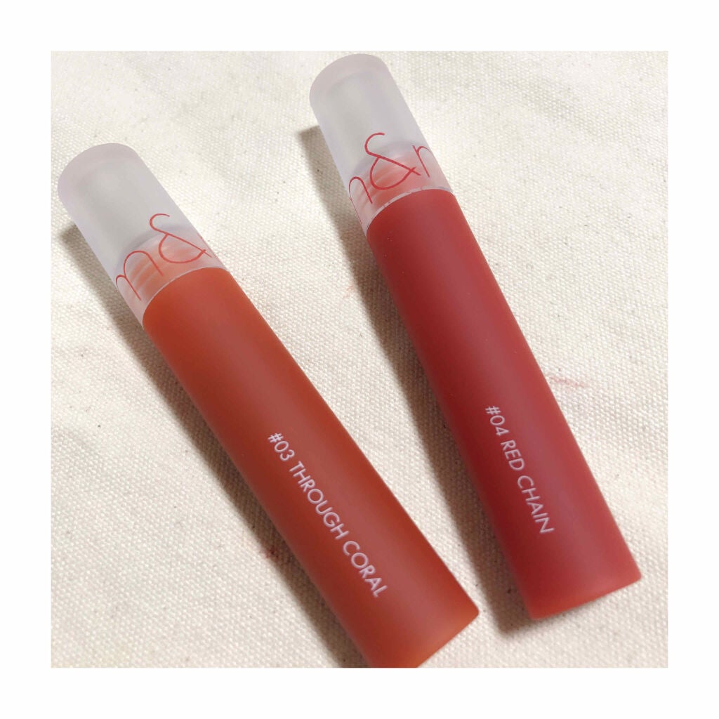 ジューシーラスティングティント/rom&nd/リップティントを使ったクチコミ(2枚目)