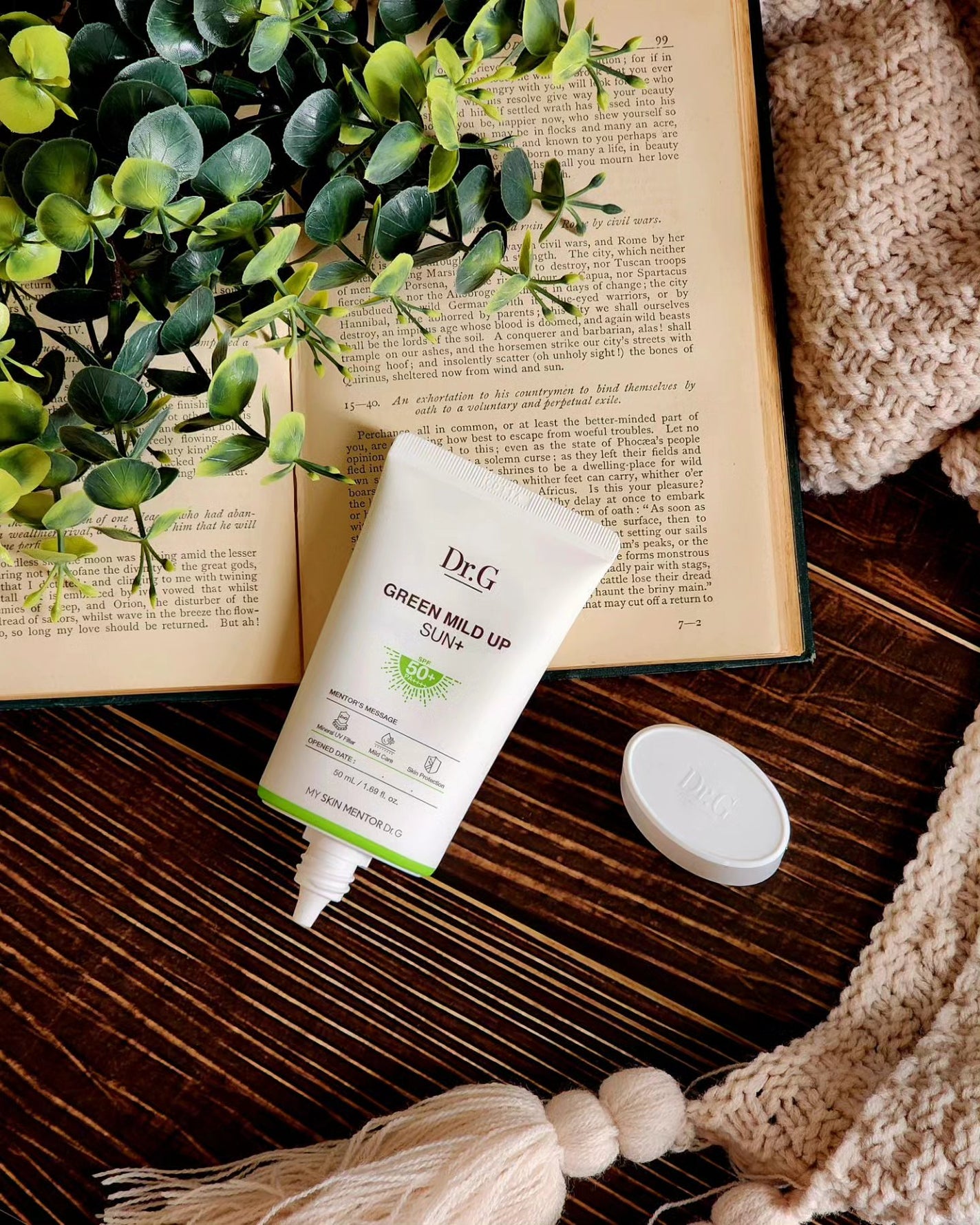 グリーンマイルドアップサンプラス/Dr.G/日焼け止めクリームを使ったクチコミ(1枚目)