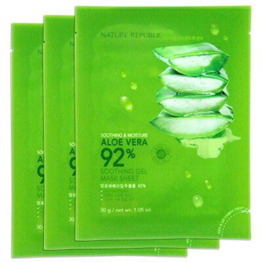 スージングジェルマスクシート/ネイチャーリパブリック/シートマスク・パックを使ったクチコミ(1枚目)