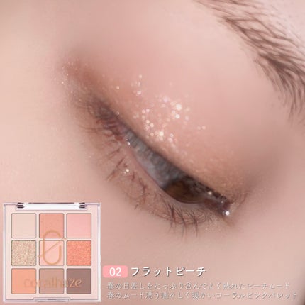 ムードブレンディングシャドウパレット/Coralhaze/アイシャドウパレットを使ったクチコミ(6枚目)