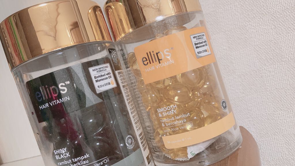 ヘアーオイル【スムース＆シャイニー】/ellips/ヘアオイルを使ったクチコミ（1枚目）