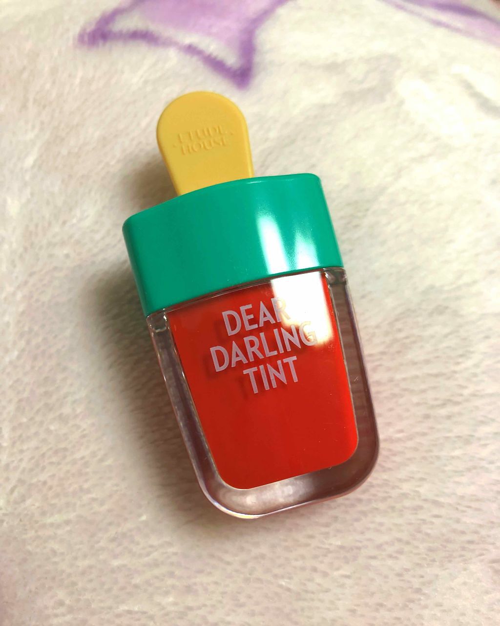 ディアダーリン ウォータージェルティント (アイスティント)/ETUDE/口紅を使ったクチコミ(2枚目)