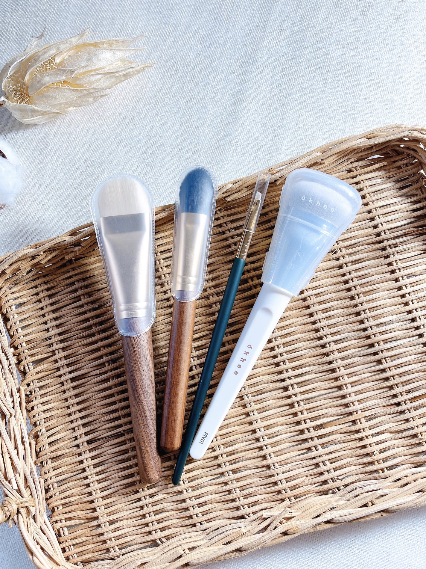 okhee 白玉ファンデーションブラシ/SOOA DOR/メイクブラシを使ったクチコミ(7枚目)