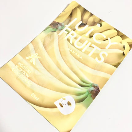 ASAHISHOJI JUICY FRUITS FACIAL ESSENCE MASK BANANA