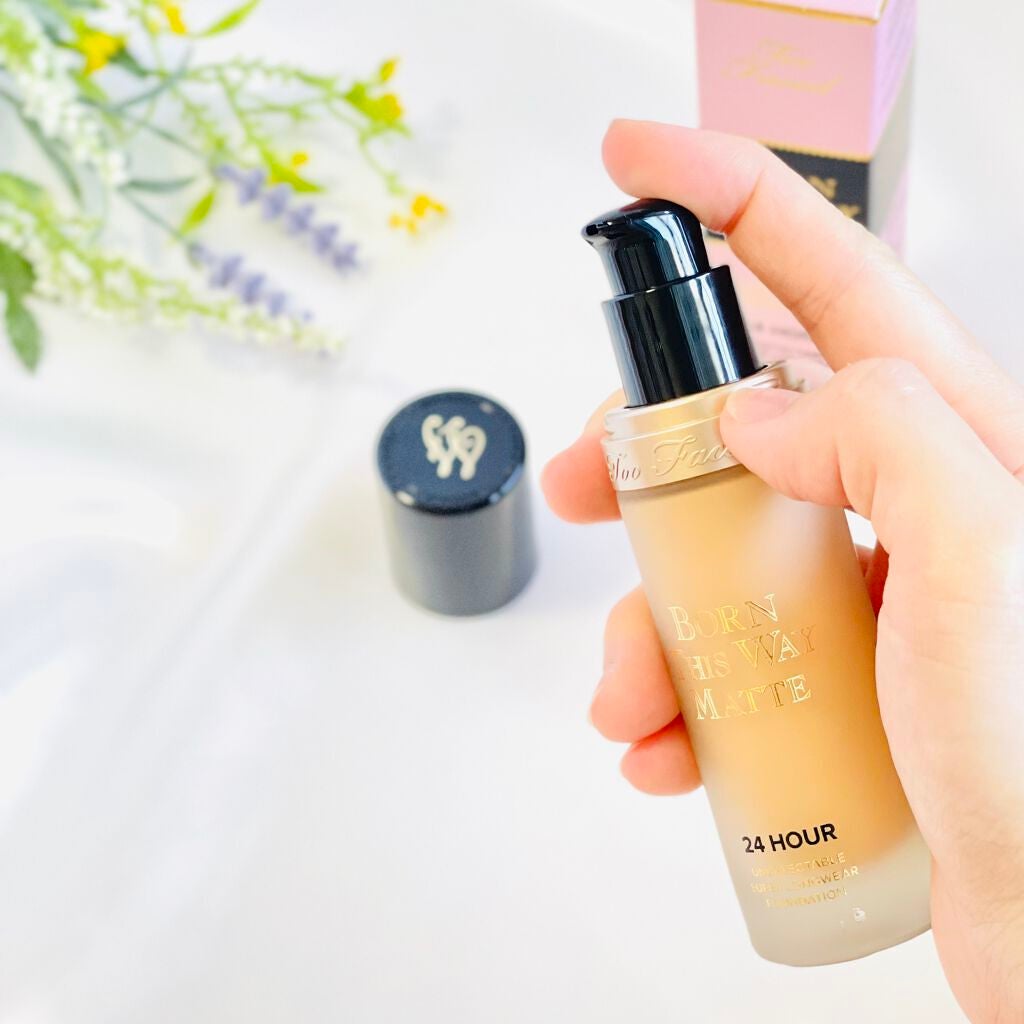 ボーン ディス ウェイ アンディテクタブル 24H マット ファンデーション/Too Faced/リキッドファンデーションを使ったクチコミ(3枚目)