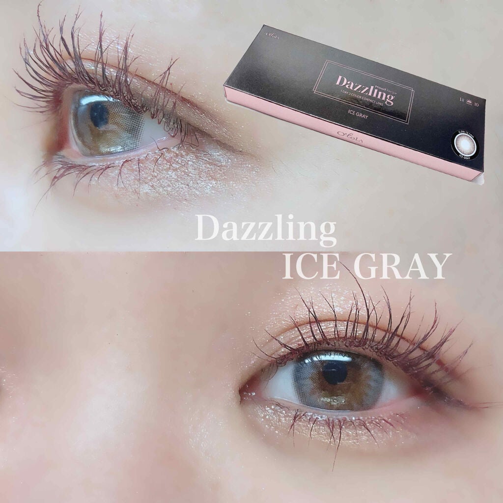 ダズリング3カラーワンデー(Dazzling 3color 1day )/OLOLA/ワンデー(1DAY)カラコンを使ったクチコミ(1枚目)