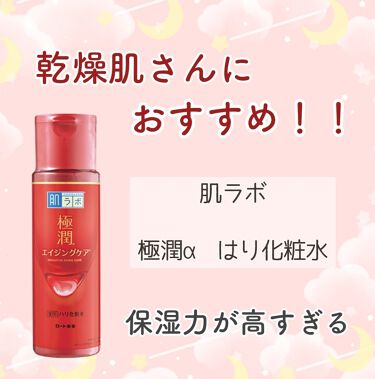 極潤a ハリ化粧水 しっとりタイプ 肌ラボの効果に関する口コミ 乾燥肌におすすめの化粧水 乾燥肌さんにおすすめ By 𝓣𝓸𝓾𝓴𝓪 フォロバ 10代後半 Lips