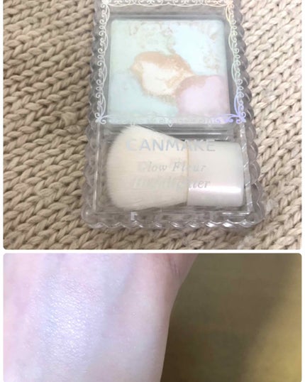 グロウフルールハイライター/キャンメイク/パウダーハイライトを使ったクチコミ(1枚目)