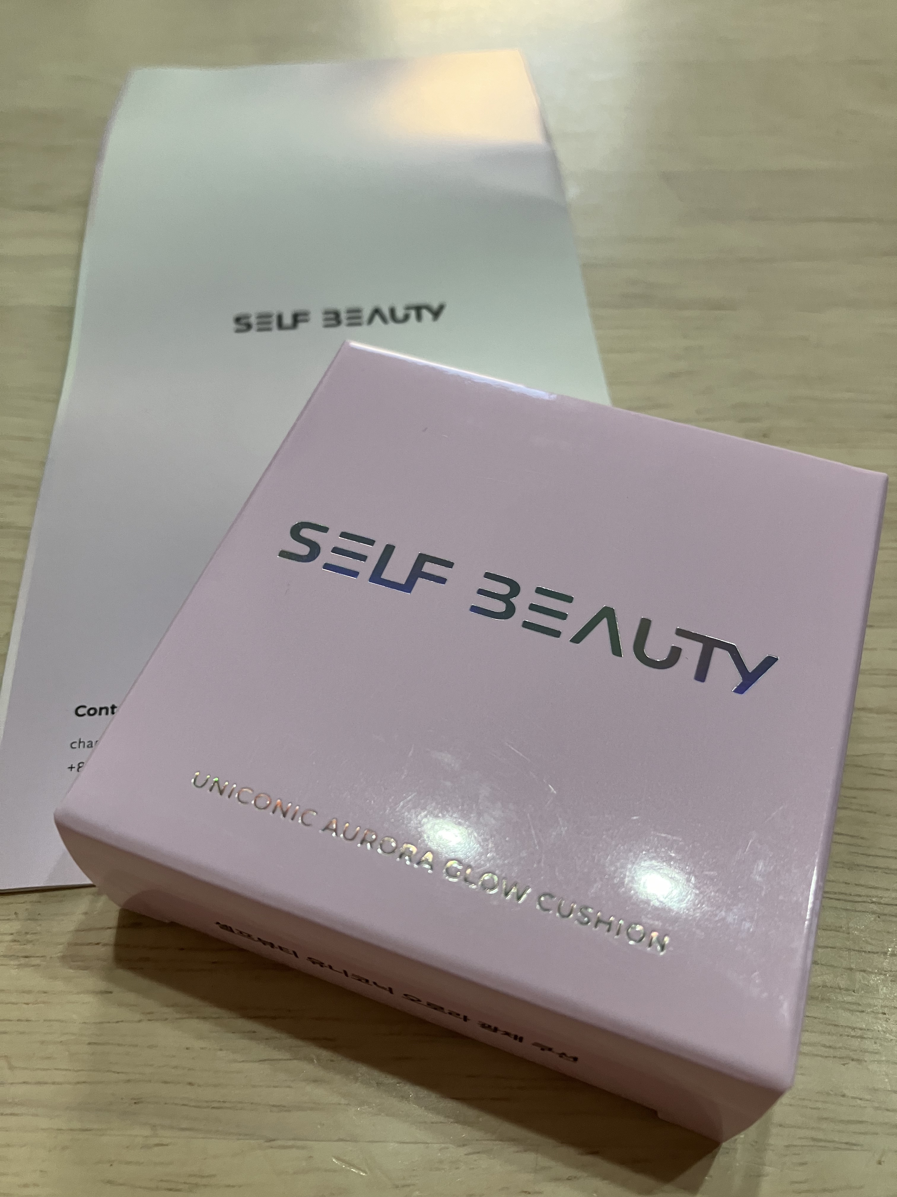 ユニコーン オーロラ光彩クッション/SELF BEAUTY/クッションファンデーションを使ったクチコミ（3枚目）