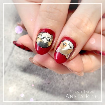 #ネイル,#ジェルネイル,#ハイキューネイル,#痛ネイル,#研磨ネイルのネイルデザイン