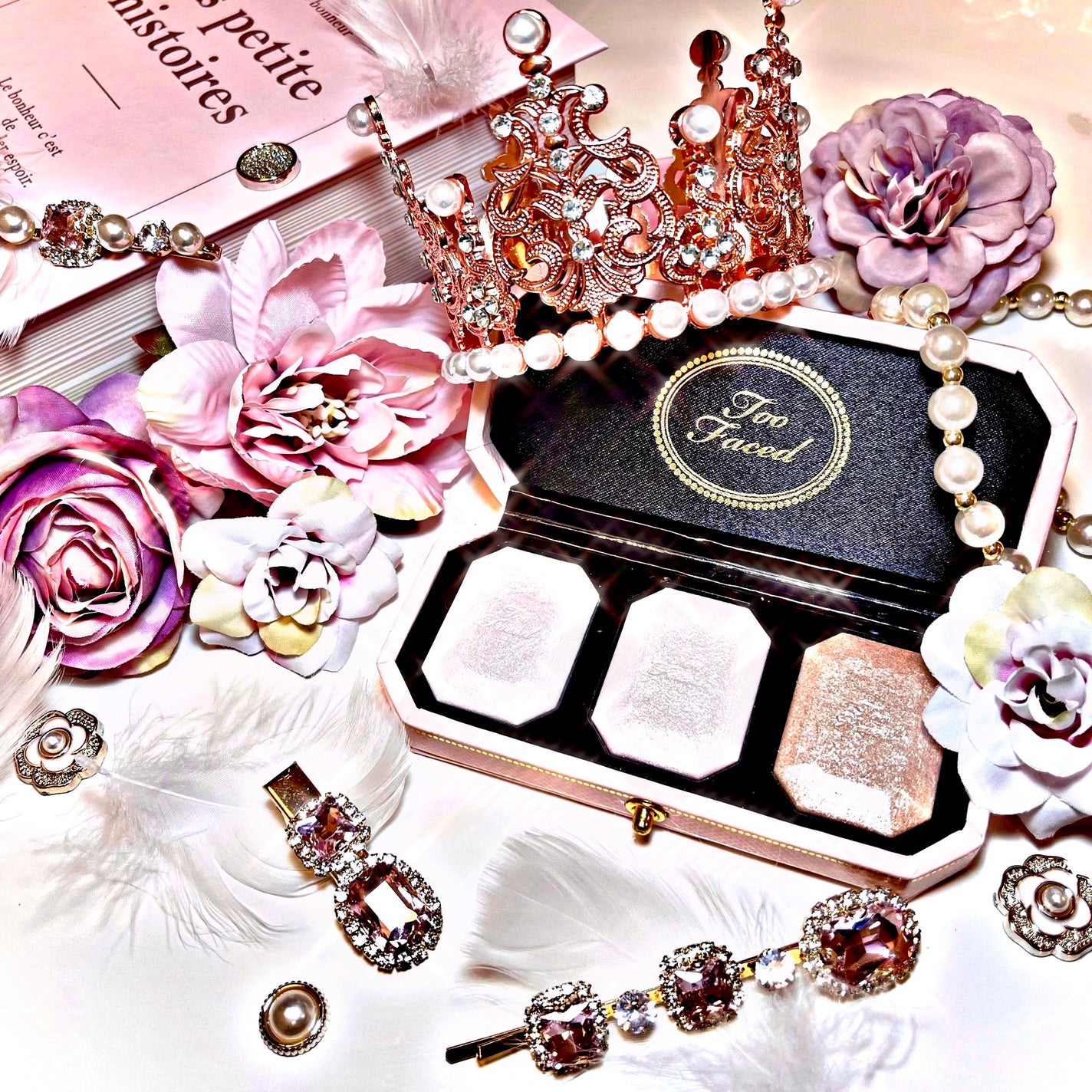 ~ダイヤモンドライト シリーズ~ マルチユース ハイライター トリオ/Too Faced/パウダーハイライトを使ったクチコミ(1枚目)