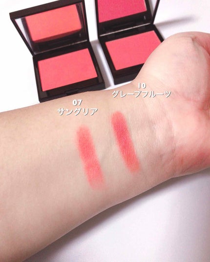 ブラッシュ カラー インフュージョン 07 サングリア/ローラ メルシエ/パウダーチークを使ったクチコミ(2枚目)