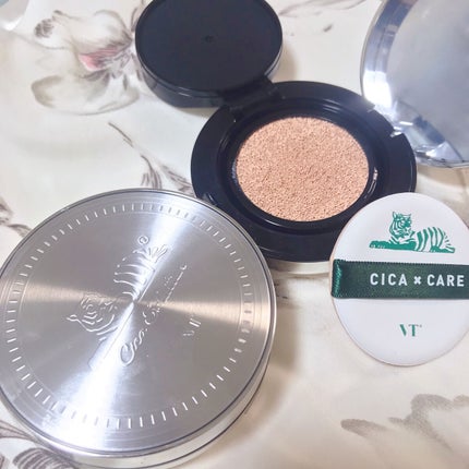 CICA エアリーフィットカバークッション/VT/クッションファンデーションを使ったクチコミ(1枚目)