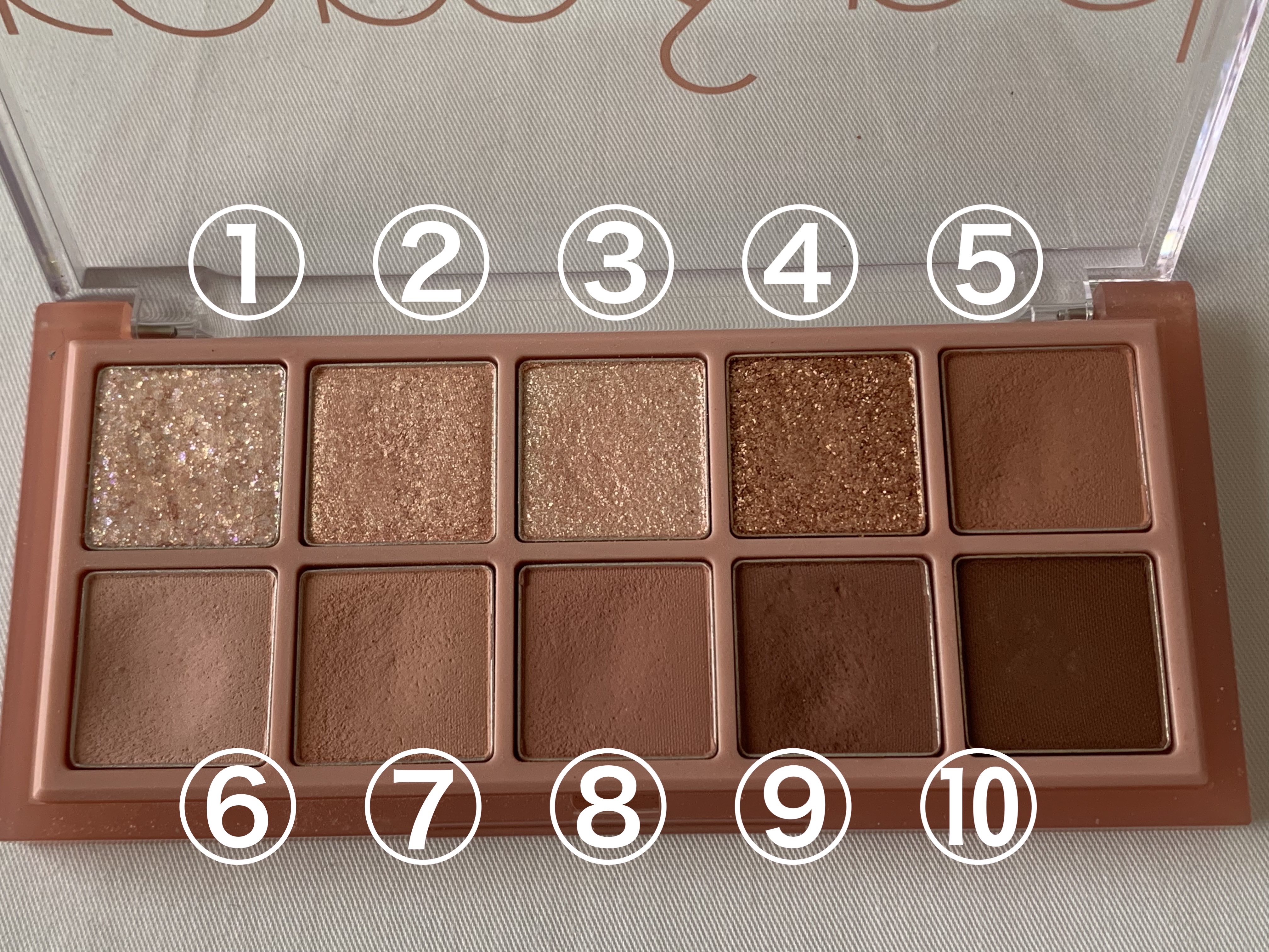 ベターザンパレット/rom&nd/アイシャドウパレットを使ったクチコミ（2枚目）