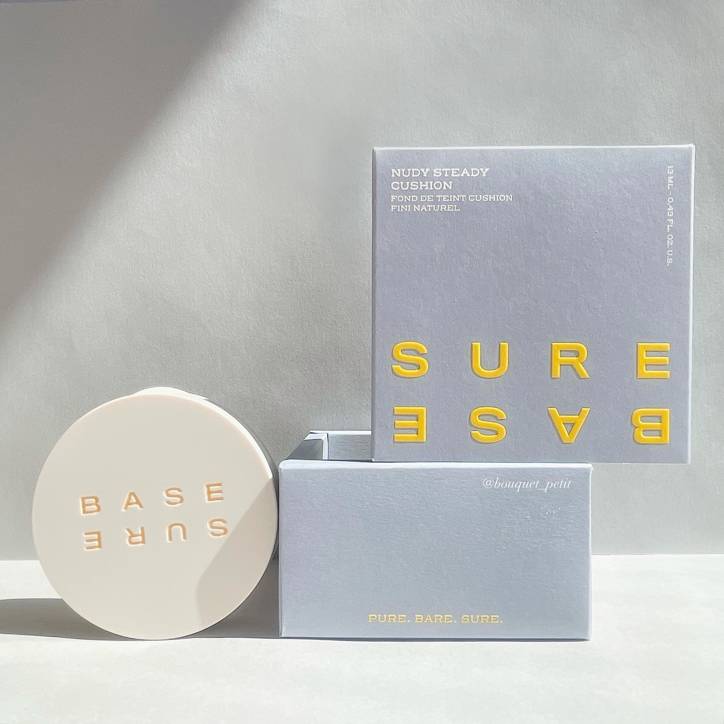 ヌーディステディクッション/SUREBASE/クッションファンデーションを使ったクチコミ（2枚目）