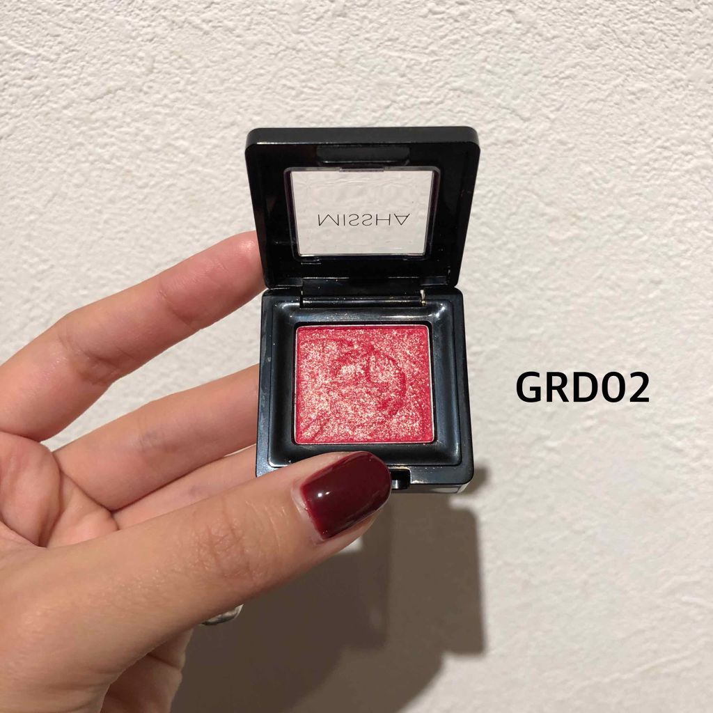 モダンシャドウ GRD02/MISSHA/単色アイシャドウを使ったクチコミ（2枚目）
