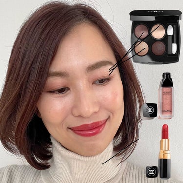 ひろみ♡CHANELをこよなく愛するアラフォー on LIPS 「【CHANELの赤リップ💄】CHANELの赤リップと言えば『ル..」（2枚目）