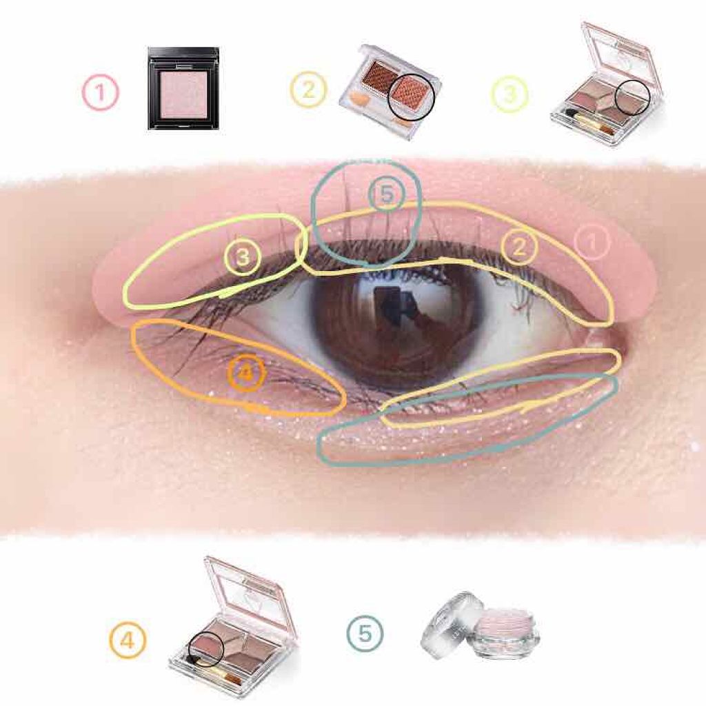 【旧品】パーフェクトスタイリストアイズ/キャンメイク/アイシャドウパレットを使ったクチコミ(3枚目)