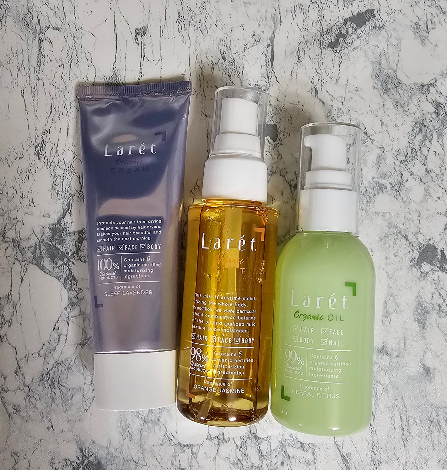 オーガニックミスト/Laret/ミスト状化粧水を使ったクチコミ(1枚目)