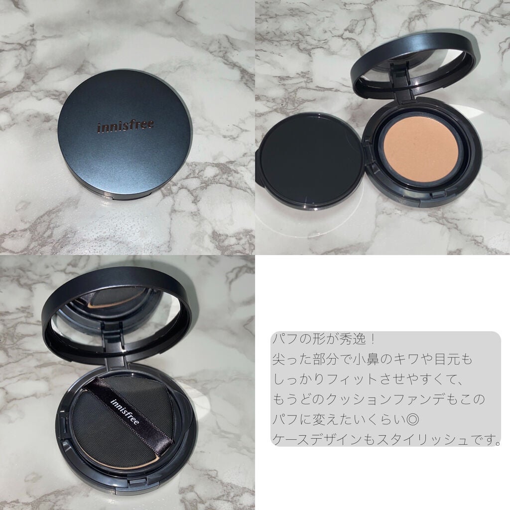 ライトフィット クッション/innisfree/クッションファンデーションを使ったクチコミ(3枚目)