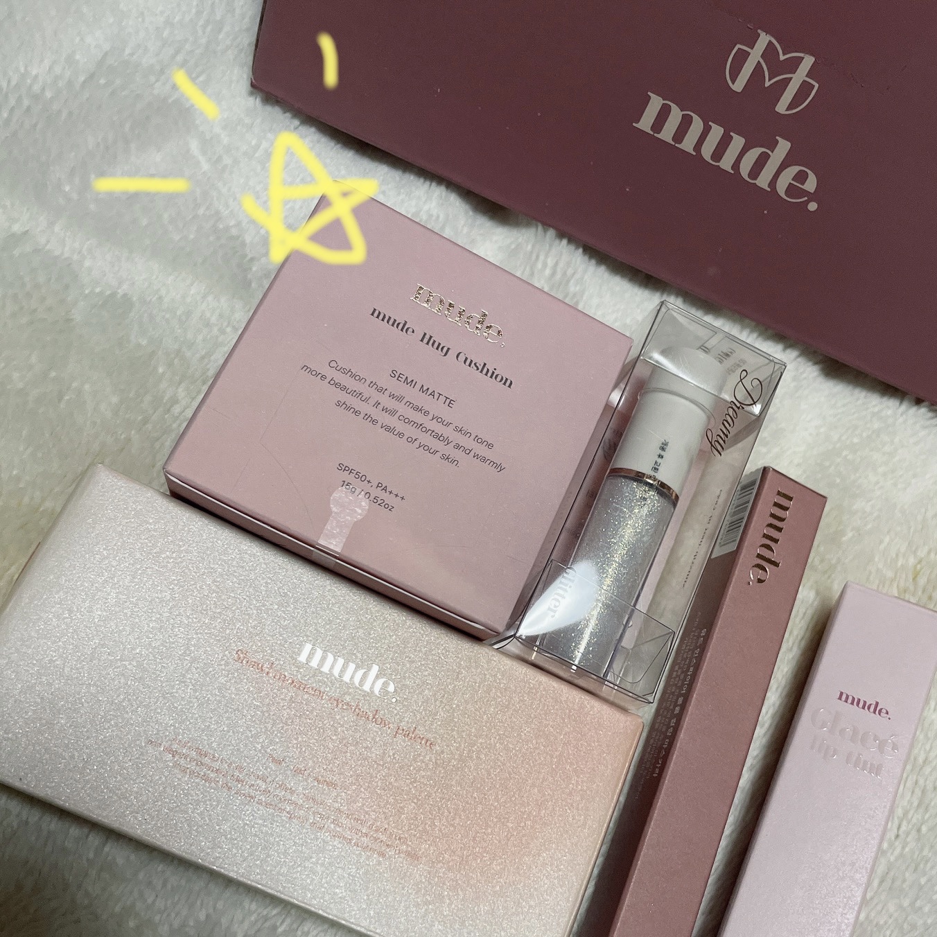 ハグクッション 19アイボリー/mude./クッションファンデーションを使ったクチコミ（1枚目）