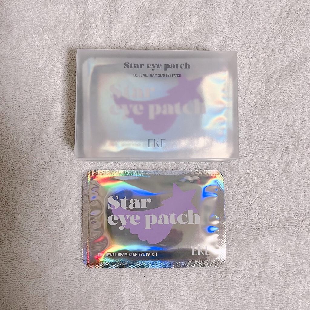 ジュエルビームスターアイパッチ/EKE/アイケア・アイクリームを使ったクチコミ(1枚目)