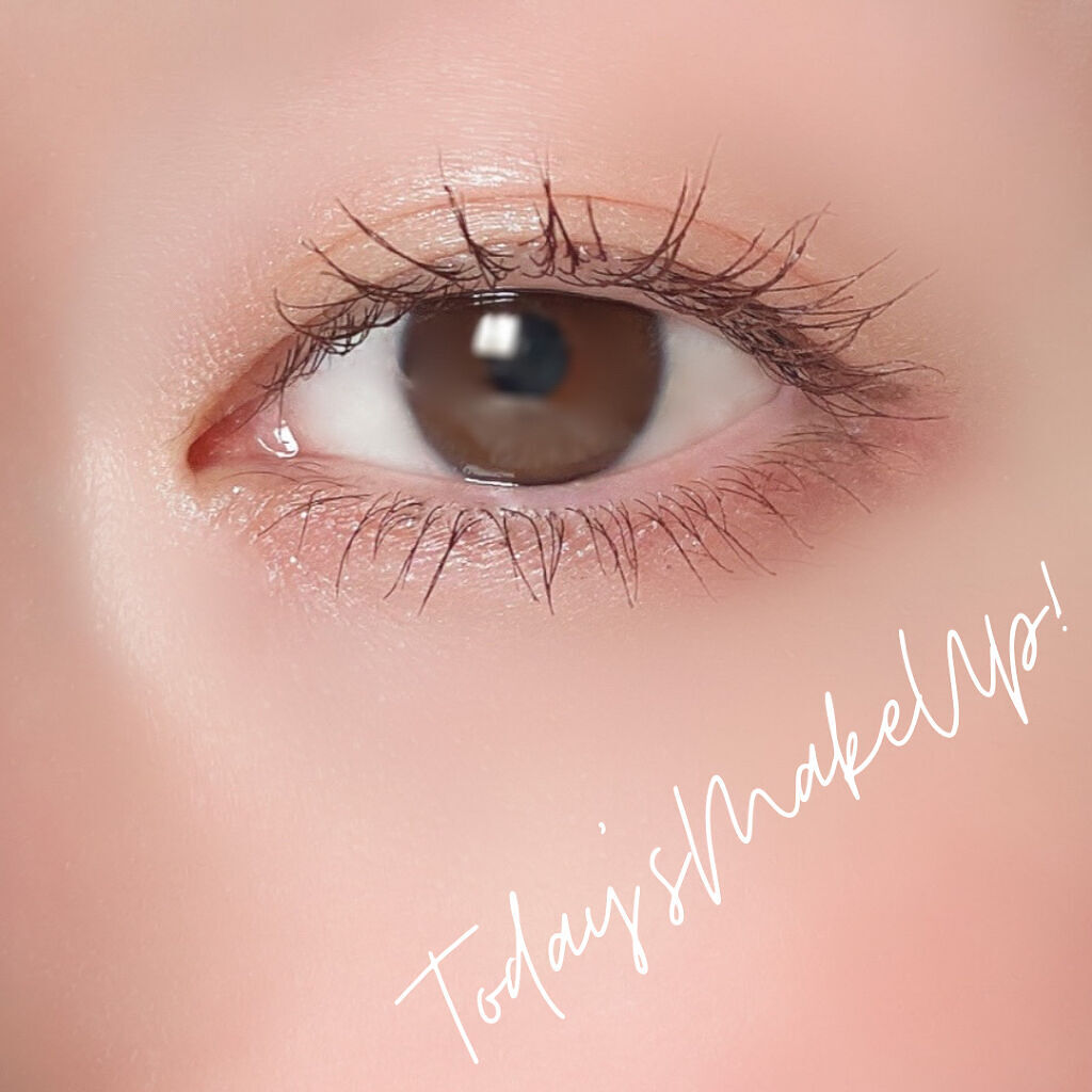 ロング&カールマスカラ 38 DARK BROWN/#4me by GU/マスカラを使ったクチコミ（1枚目）