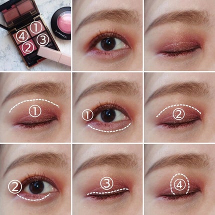 デザイニング カラー アイズ/SUQQU/アイシャドウパレットを使ったクチコミ(4枚目)