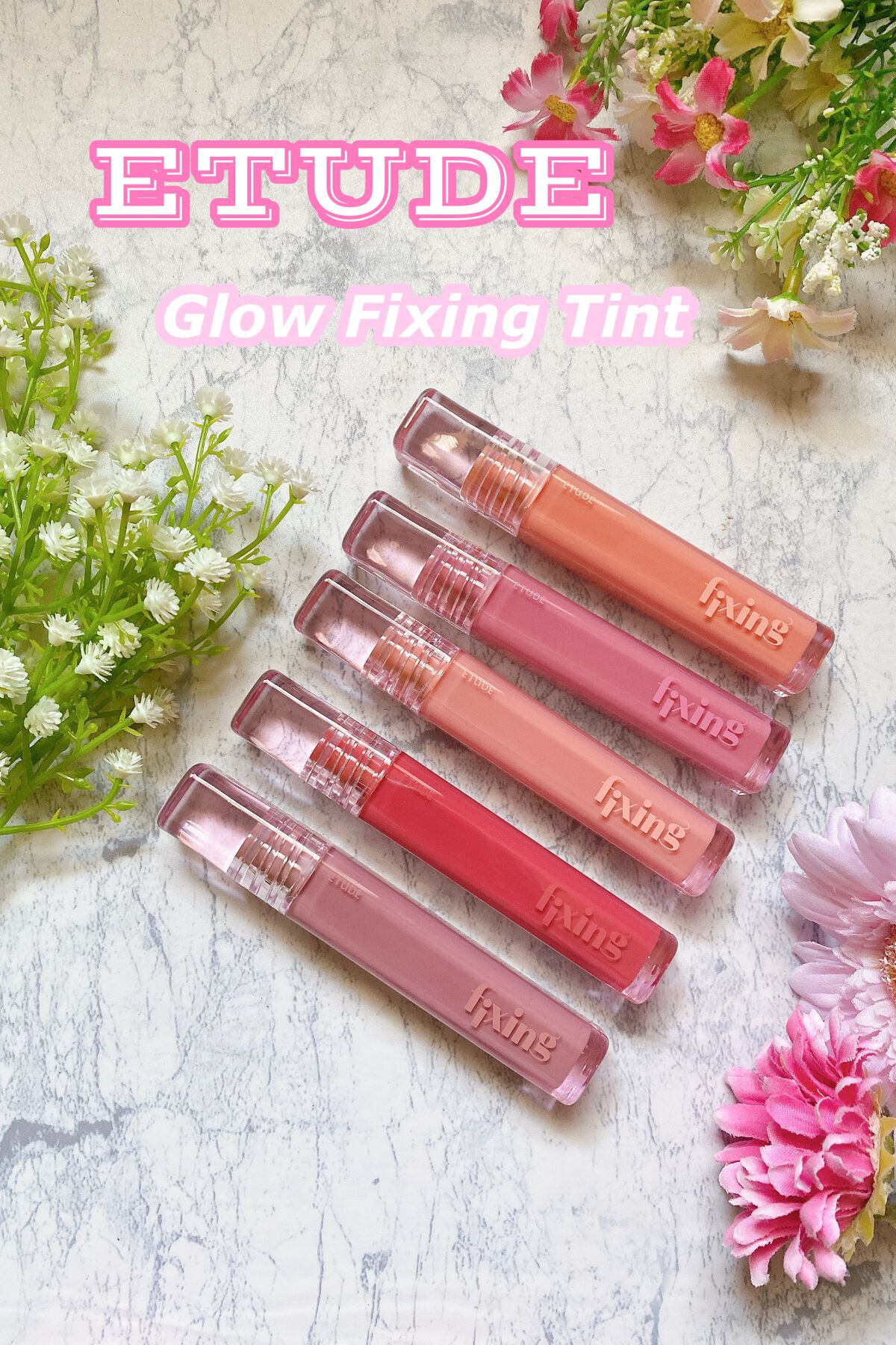 グロウ フィクシングティント/ETUDE/リップティントを使ったクチコミ（1枚目）