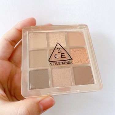 3CE MULTI EYE COLOR PALETTE BUTTER CREAM/3CE/パウダーアイシャドウを使ったクチコミ（1枚目）