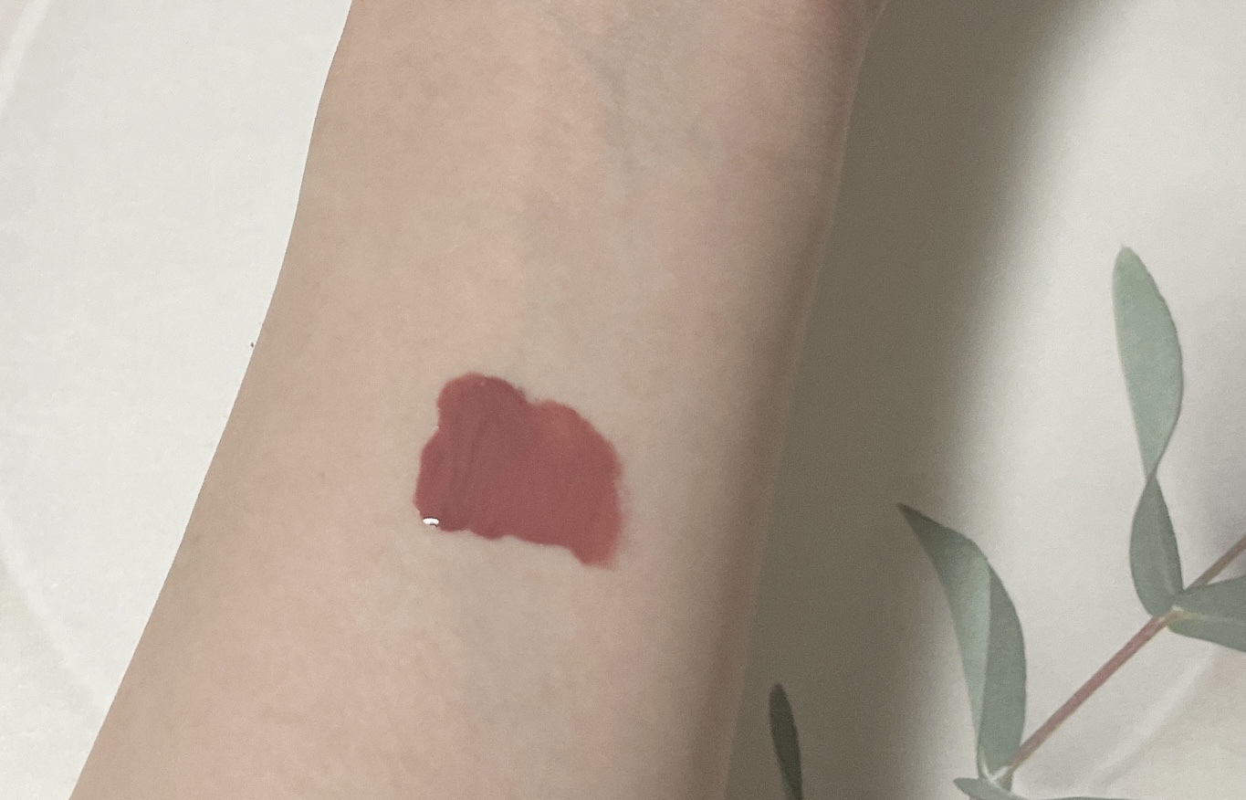 センシュアルフィックスティント 08 ダーティーローズヒップ/Ririmew/リップティントを使ったクチコミ（2枚目）