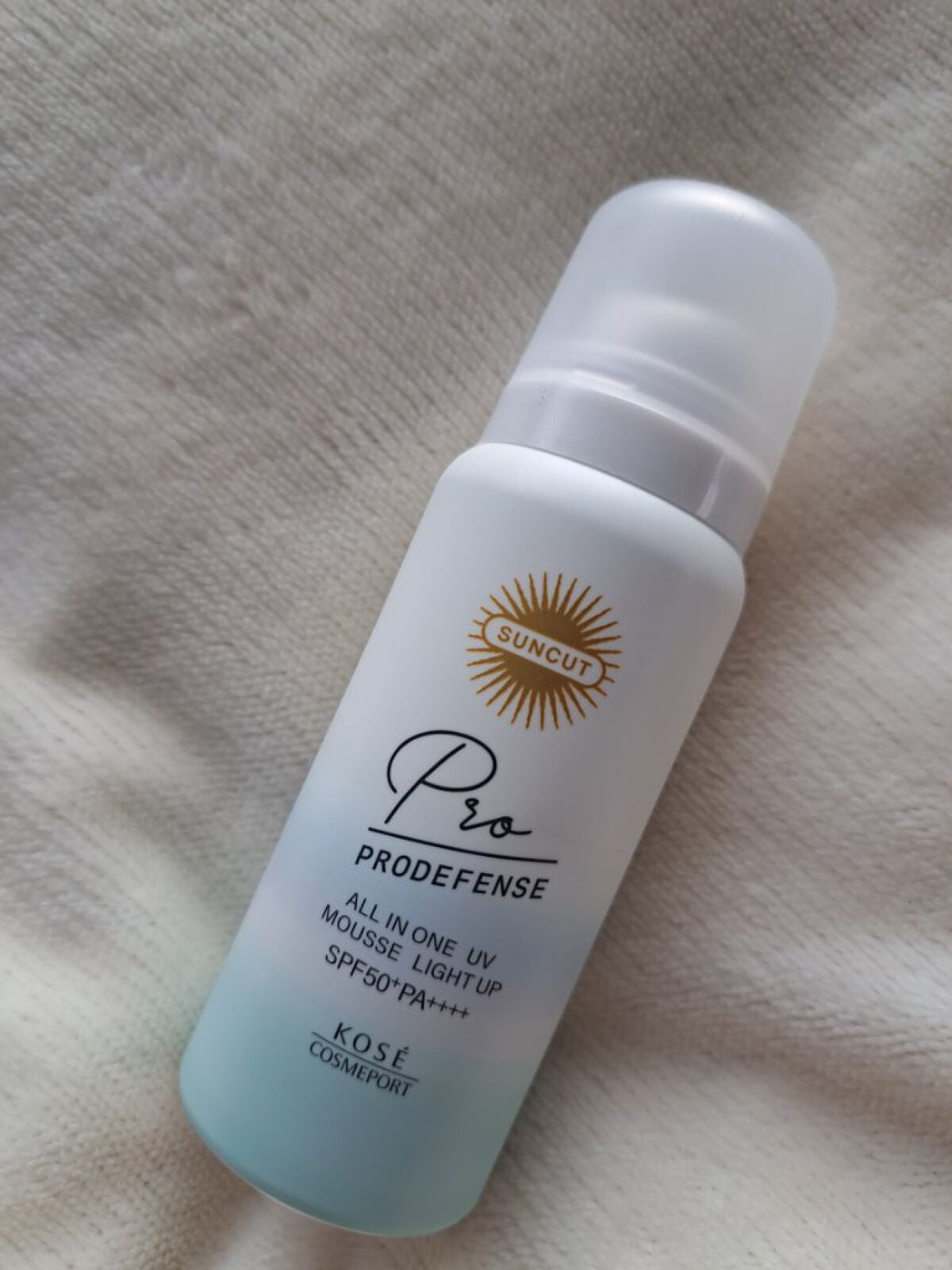 プロディフェンス オールインワンUV ムース(ライトアップ)/サンカット®/日焼け止めクリームを使ったクチコミ(1枚目)