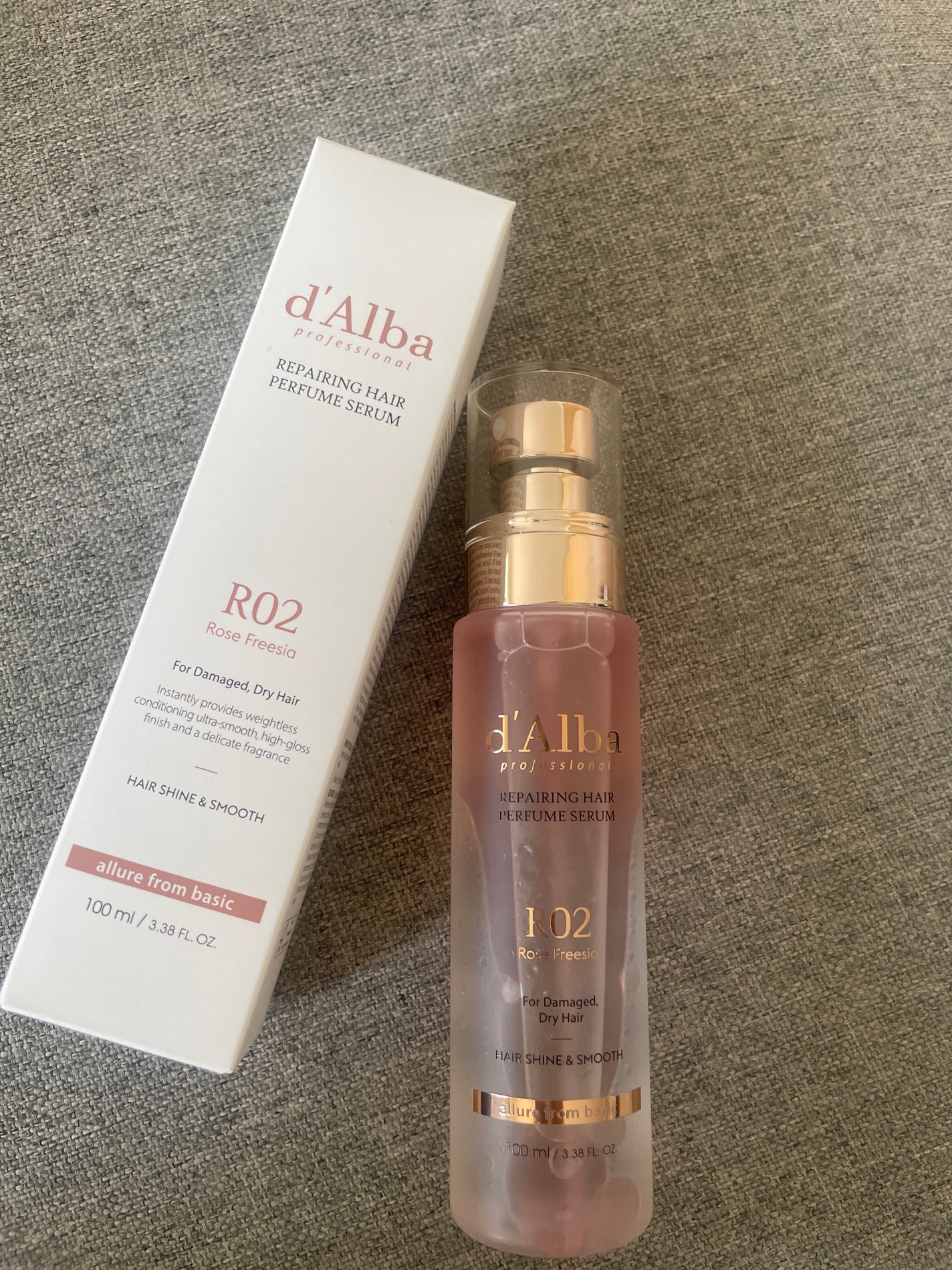 プロフェッショナルリペアリングヘアパヒュームセラム/ダルバ/ヘアミストを使ったクチコミ(1枚目)