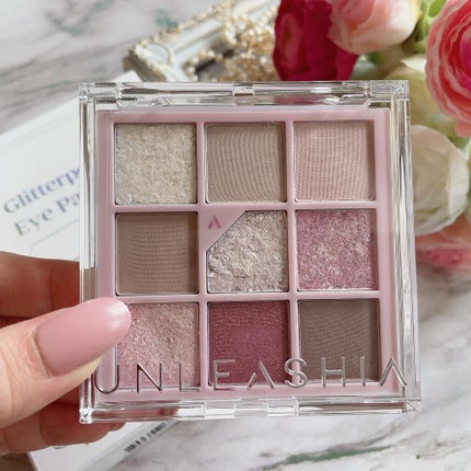 グリッターペディアアイパレット/unleashia/アイシャドウパレットを使ったクチコミ(4枚目)