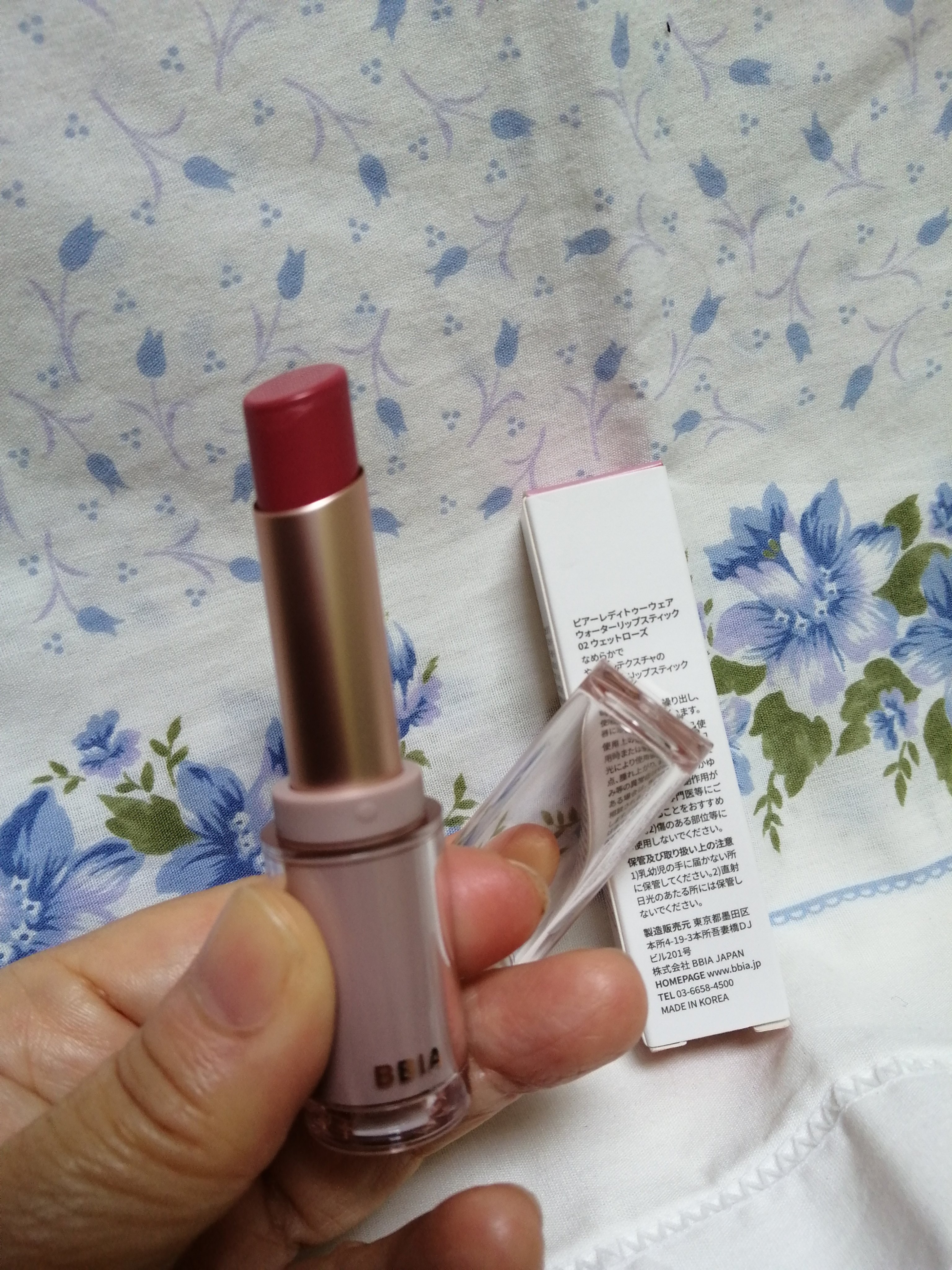 レディートゥーウェアウォーターリップスティック/BBIA/口紅を使ったクチコミ（3枚目）