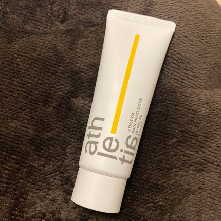 athletia スキンプロテクション UVジェル 50(SPF50+/PA++++)のクチコミ「友達に紹介されて、今の日焼け止めを使い切ったら買おうと決めていたアスレティアの日焼け止めです!.....」(1枚目)