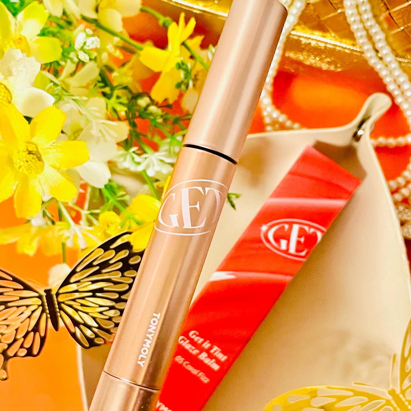 ゲットイットティントグレーズバーム/TONYMOLY/リップティントを使ったクチコミ（3枚目）