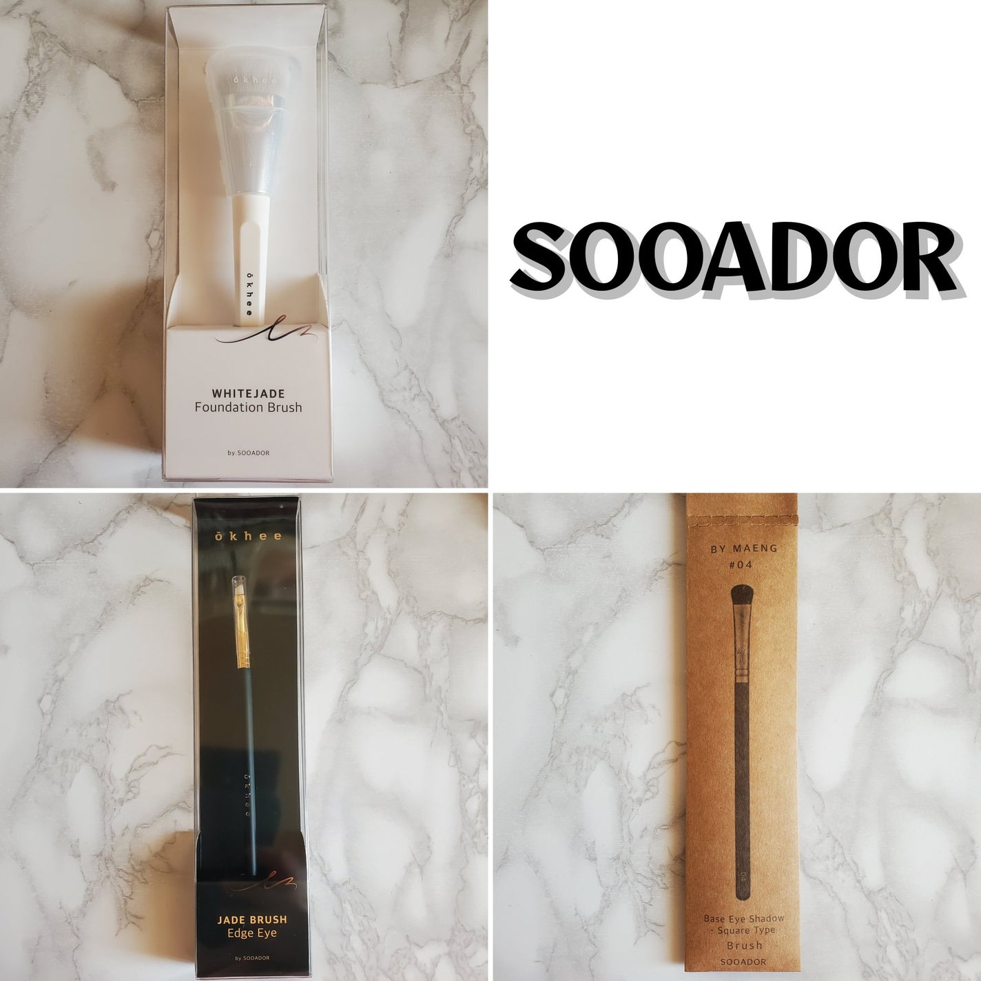 okhee 白玉ファンデーションブラシ/SOOA DOR/メイクブラシを使ったクチコミ(1枚目)