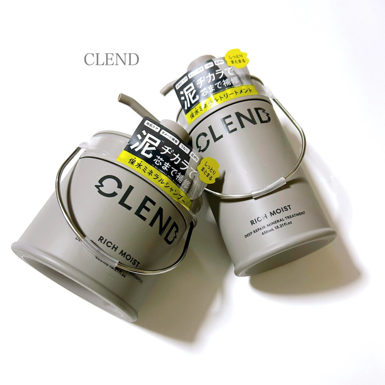 リッチモイスト ディープクレンジング ミネラル シャンプー/ディープリペア ミネラル トリートメント/CLEND/市販シャンプーを使ったクチコミ（1枚目）