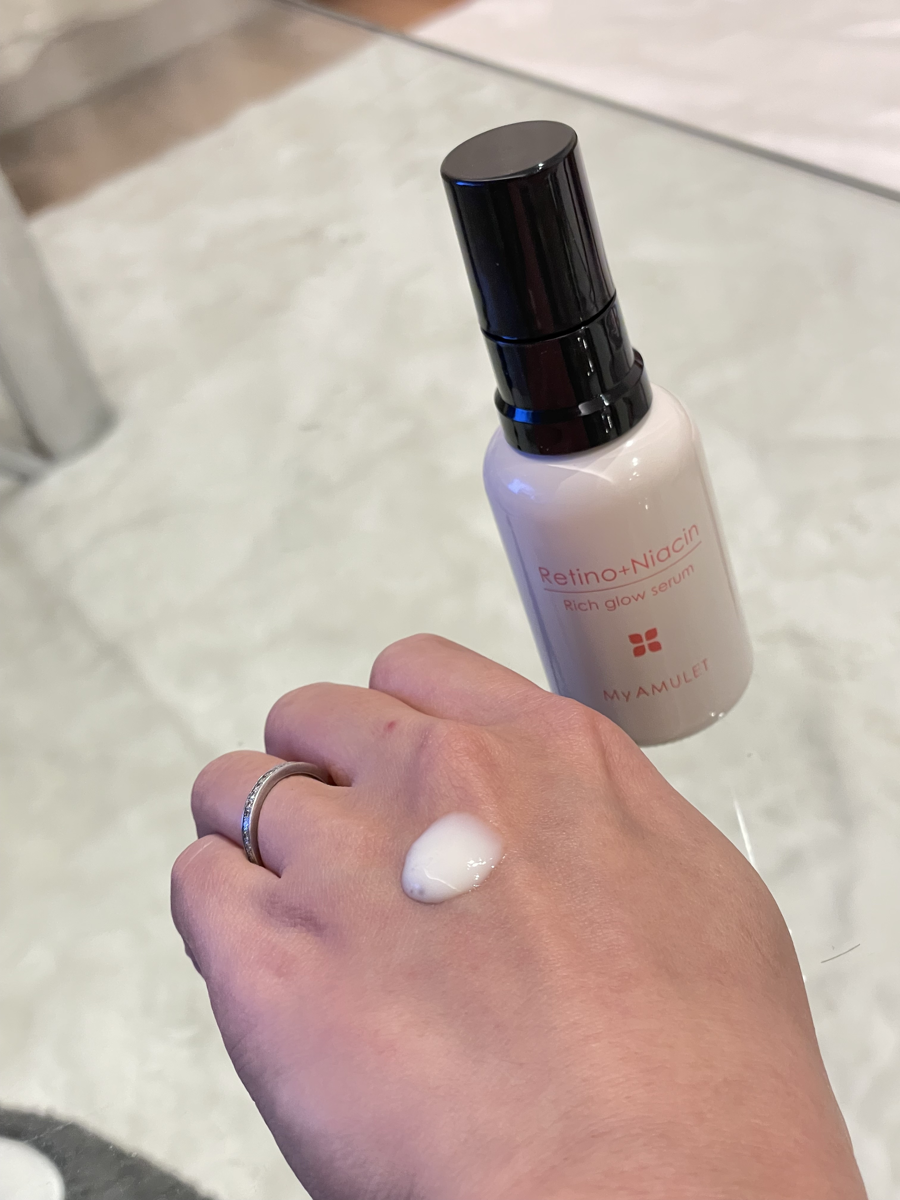 リッチグロウセラム/My AMULET/美容液を使ったクチコミ（2枚目）
