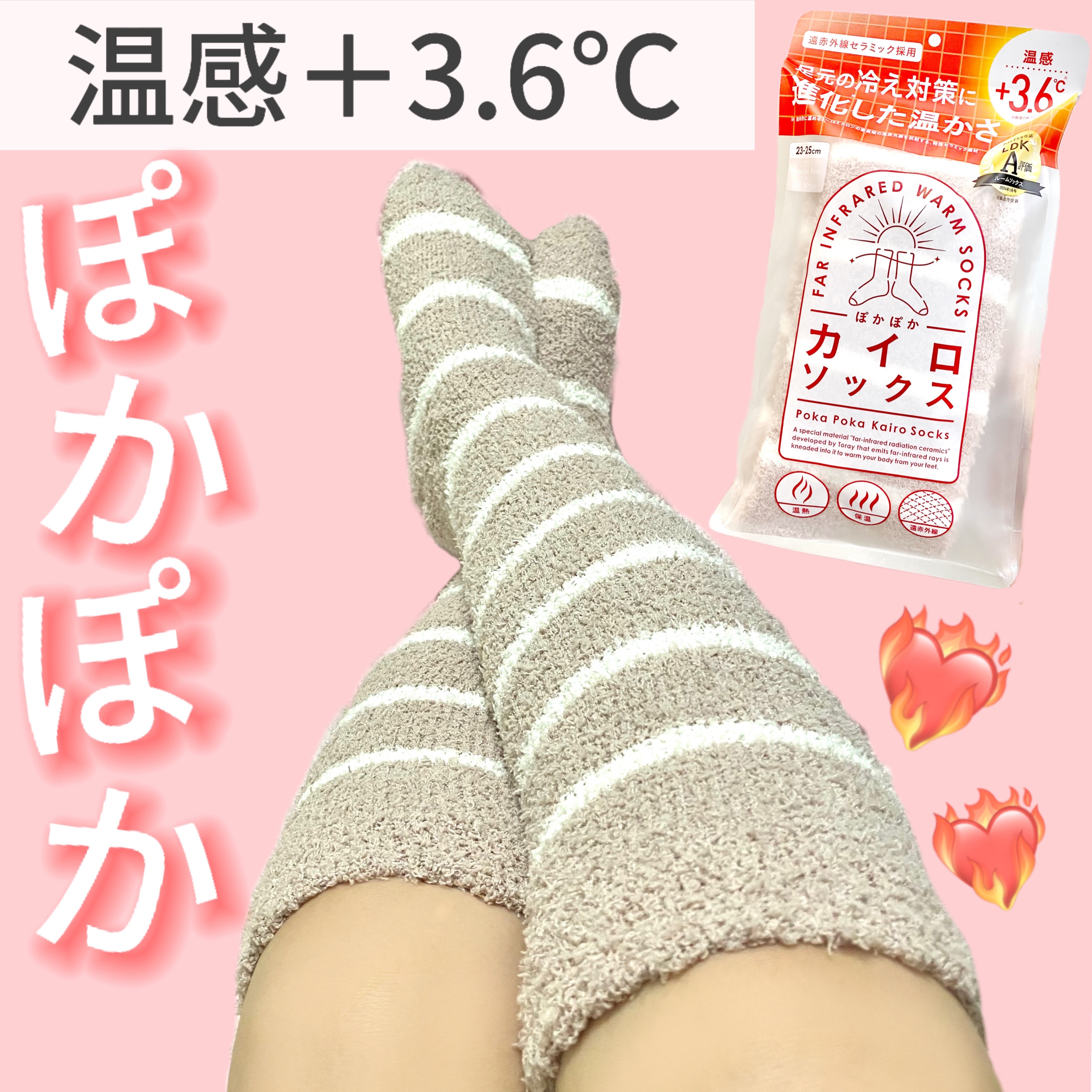 ぽかぽかカイロソックス/カイロソックス/暖かい靴下を使ったクチコミ（1枚目）