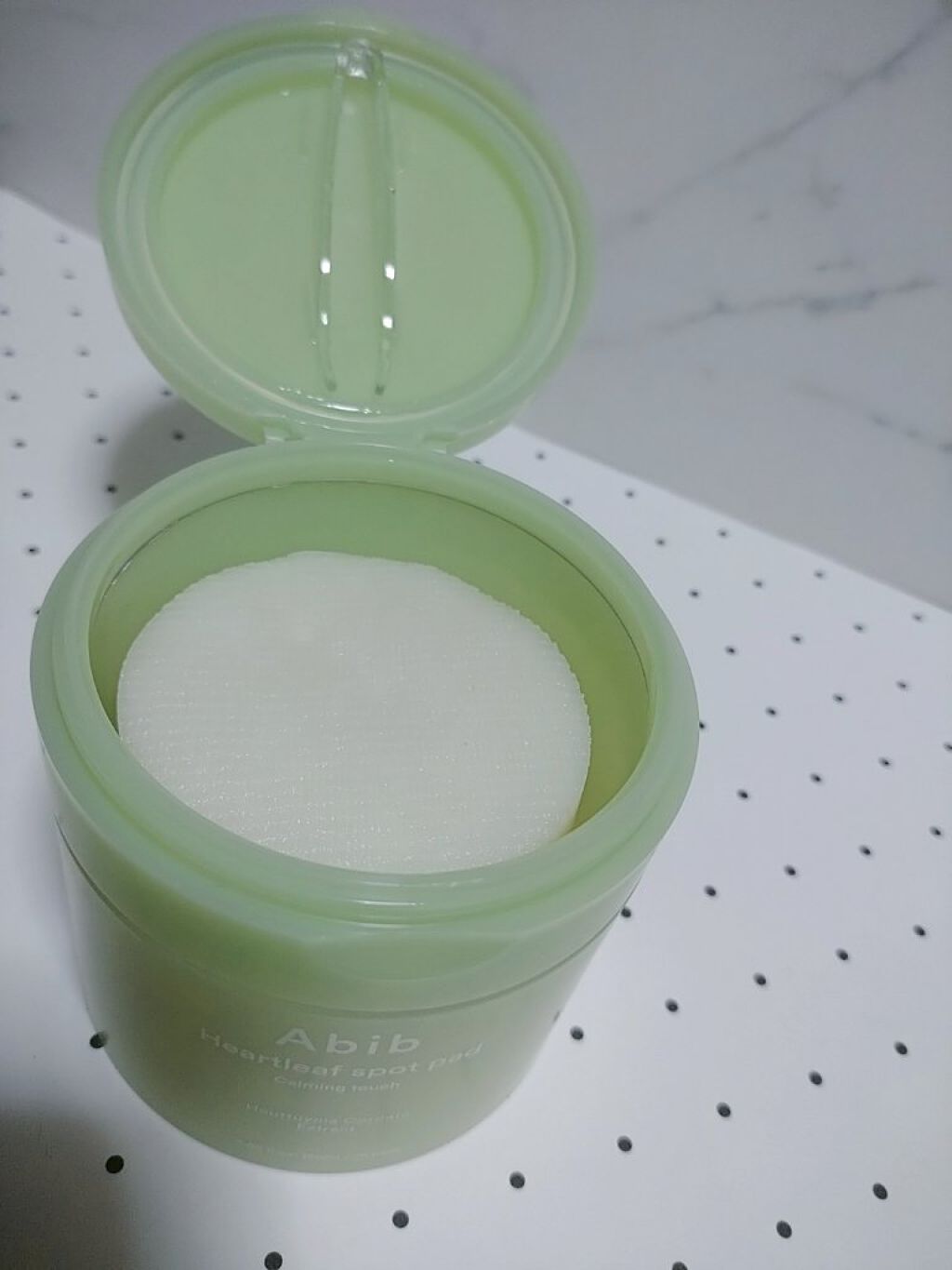 ドクダミカーミングタッチスポットパッド/Abib /トナーパッドを使ったクチコミ（2枚目）