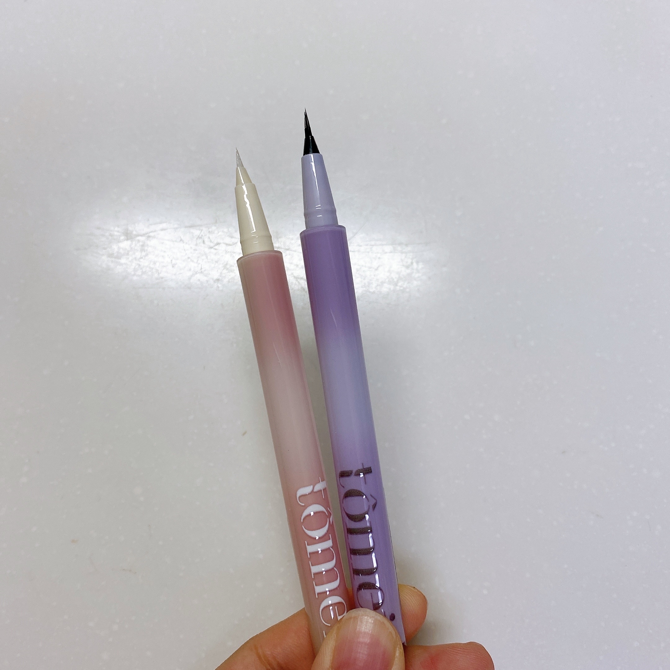 下まつげ二股ライナー #TT07 はったりブラウン/tomei/リキッドアイライナーを使ったクチコミ（3枚目）