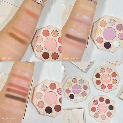 ブルーミング エディション パラダイス デュアル パレット ブラッシャー デュオ/DEAR DAHLIA/単色アイシャドウを使ったクチコミ(7枚目)