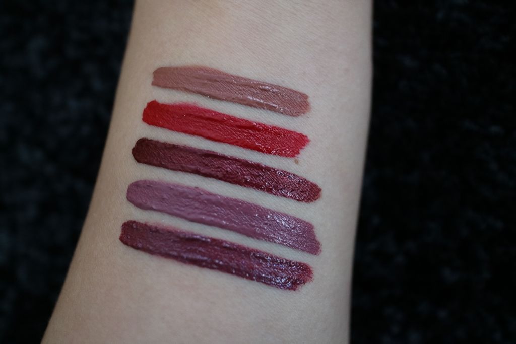 Smashbox クリスマスコフレ リキッドリップスティック ５本セット/スマッシュボックス/リップケアを使ったクチコミ（2枚目）