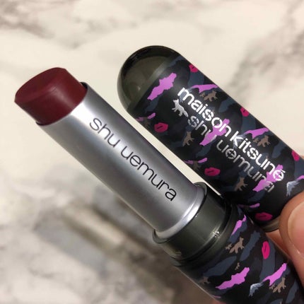 ルージュ アンリミテッド マット/shu uemura/口紅を使ったクチコミ(2枚目)