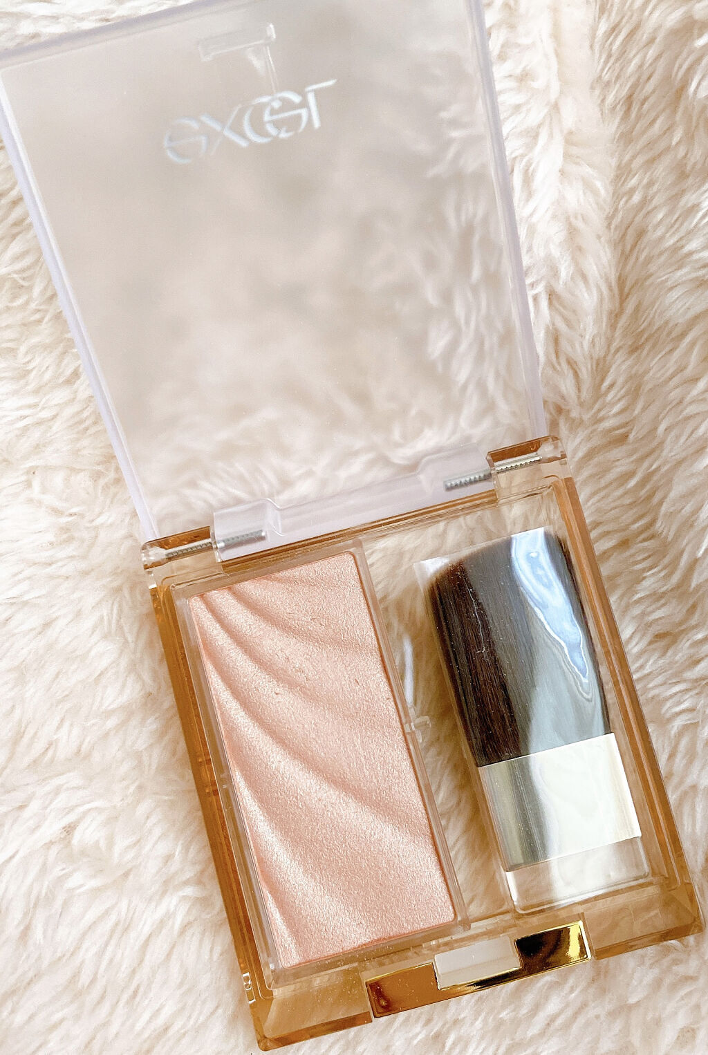 ドレープド シマーグロウ DS03 ブロンズグロウ/excel/パウダーハイライトを使ったクチコミ（2枚目）